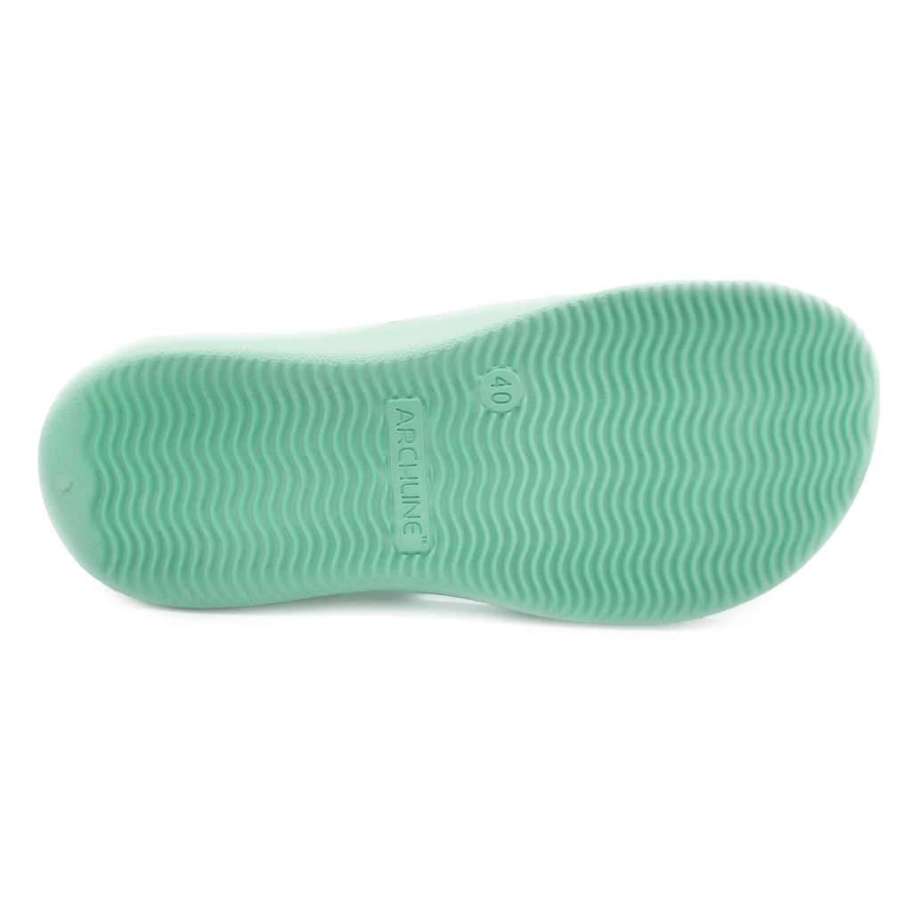 Archline Rebound Orthotic Thongs - Mint Green
