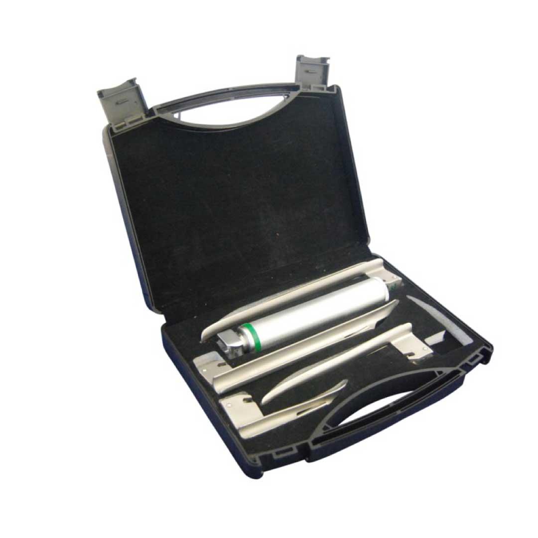 Armo Laryngoscopes Miller Fibre Optic Set Xenon in Case