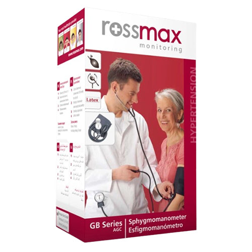 Rossmax Aneroid Sphygmomanometer 2 Tube With Stethoscope