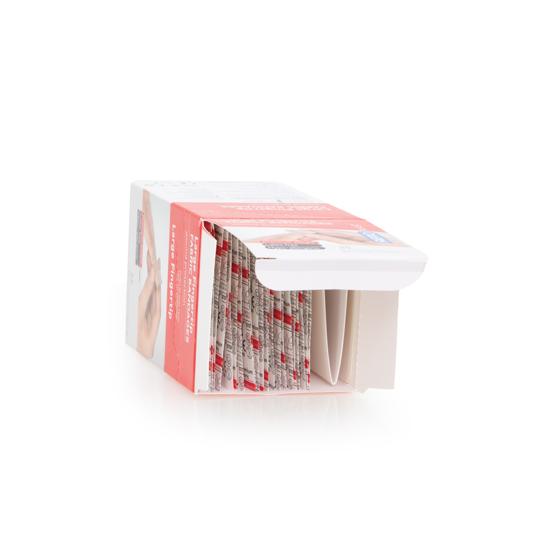 Large Fingertip Fabric Bandages