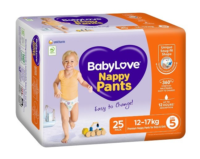 Babylove N-Pants Bulk Walker Size 5 25x3