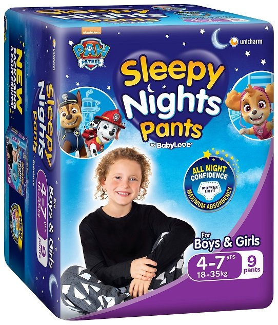 Babylove Sleepy Nights 4-7yr 9x3