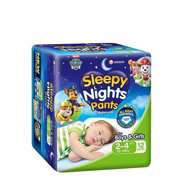 Babylove Sleepy Nights 2-4yr 12x3