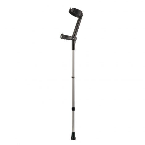 Rebotec Safe-In-Soft, Forearm Crutches with Safety Cuff & Hinge