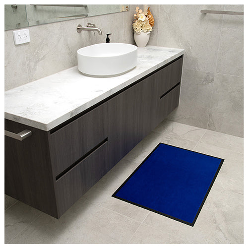 Staydry Low Profile Non-Slip Blue Floor Mat 60x120cm