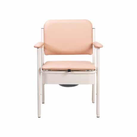 Deluxe Bedside Commode – Hinged Seat