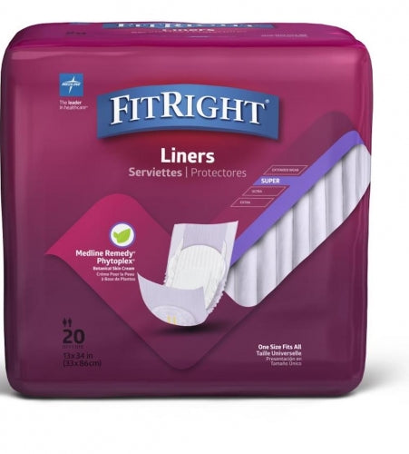 Medline Fitright Liner Super Purple 80