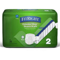 Medline Fitright Extended Wear Stretch Brief Size 2 80