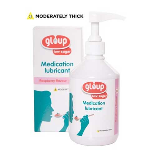Gloup Medication Lubricant Raspberry Low Sugar 500ml