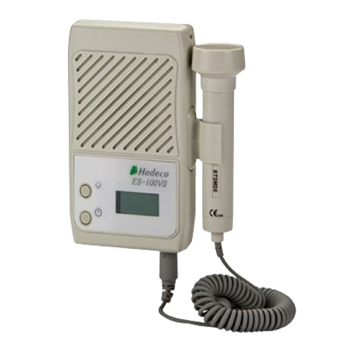 Hadeco ES100VII Fetal Doppler With Waterproof Probe
