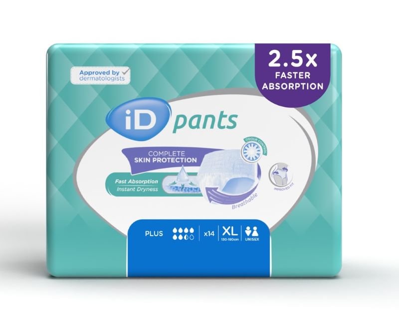 ID Pants Plus XL 1375ml Pk 14 x 8