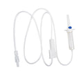 M Devices Secondary Infusion Set With 15μm Filter Vented Chamber And No Injection Site 115cm