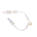 M Device Microbore Extension Set With RC Male Luer Lock To NeutralSite And Standard Y-Injection Site 10cm
