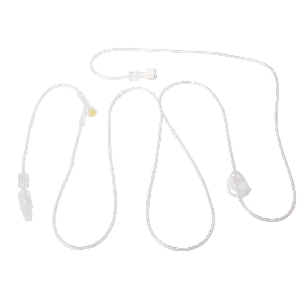 M Devices Minimum Volume Extension Set With Injection Site Female To Male Luer Lock And Rotating Collar 165cm