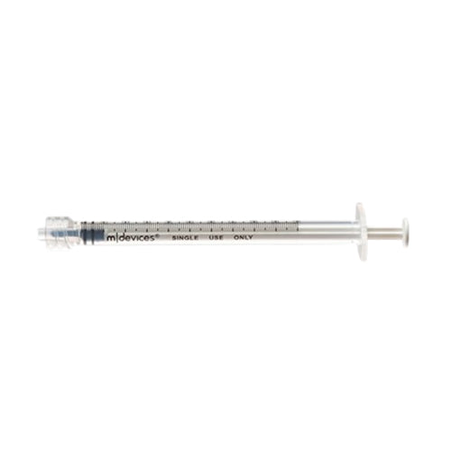 Luer Lock Syringe Without Needle Low Dead Space Sterile 1ml