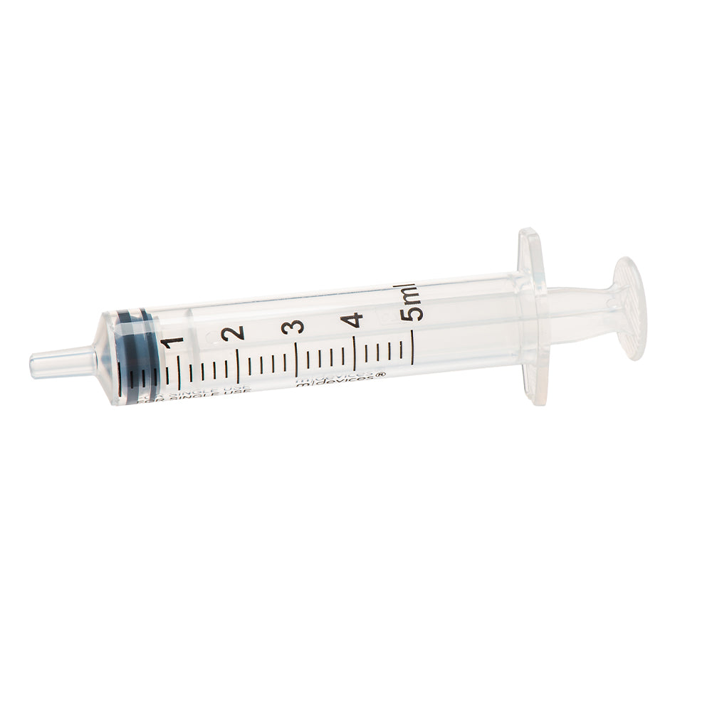 M Devices Luer Slip Syringe Without Needle Concentric Nozzle 5ml Sterile