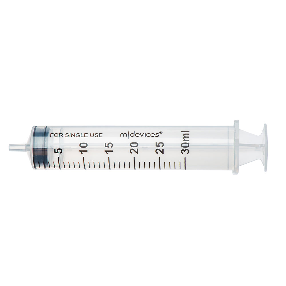 M Devices Luer Slip Syringe Without Needle Concentric Nozzle 30ml Sterile