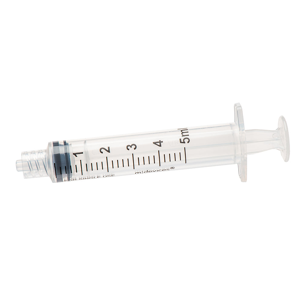 M Devices Luer Lock Syringe Without Needle Concentric Nozzle 5ml Sterile