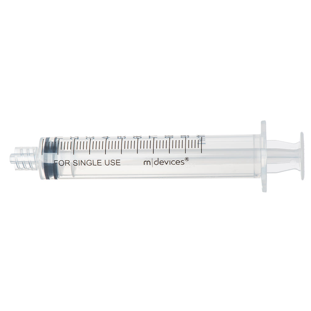 M Devices Luer Lock Syringe Without Needle Concentric Nozzle 10ml Sterile