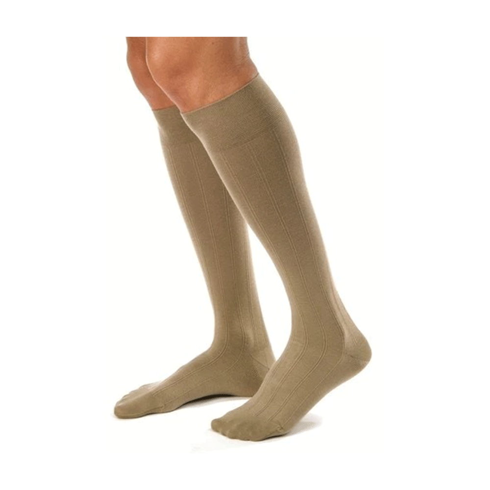 JOBST For Men Casual Knee High Extra Large khaki 30-40mmHg