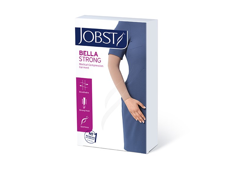 JOBST Bella Strong Arm Sleeve Long Natural Size 8 20-30 mmHg