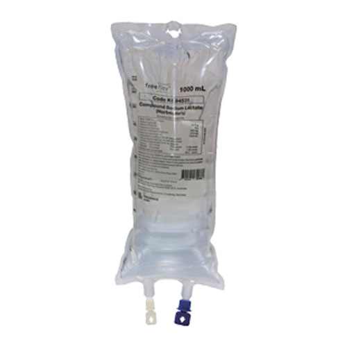 Hartmann’s Solution Compound Sodium Lactate 1000ml Freeflex Bag