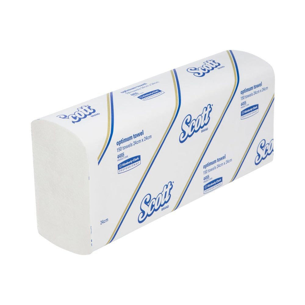 Scott Optimum Hand Towel 24 x 24cm 150 Sheets