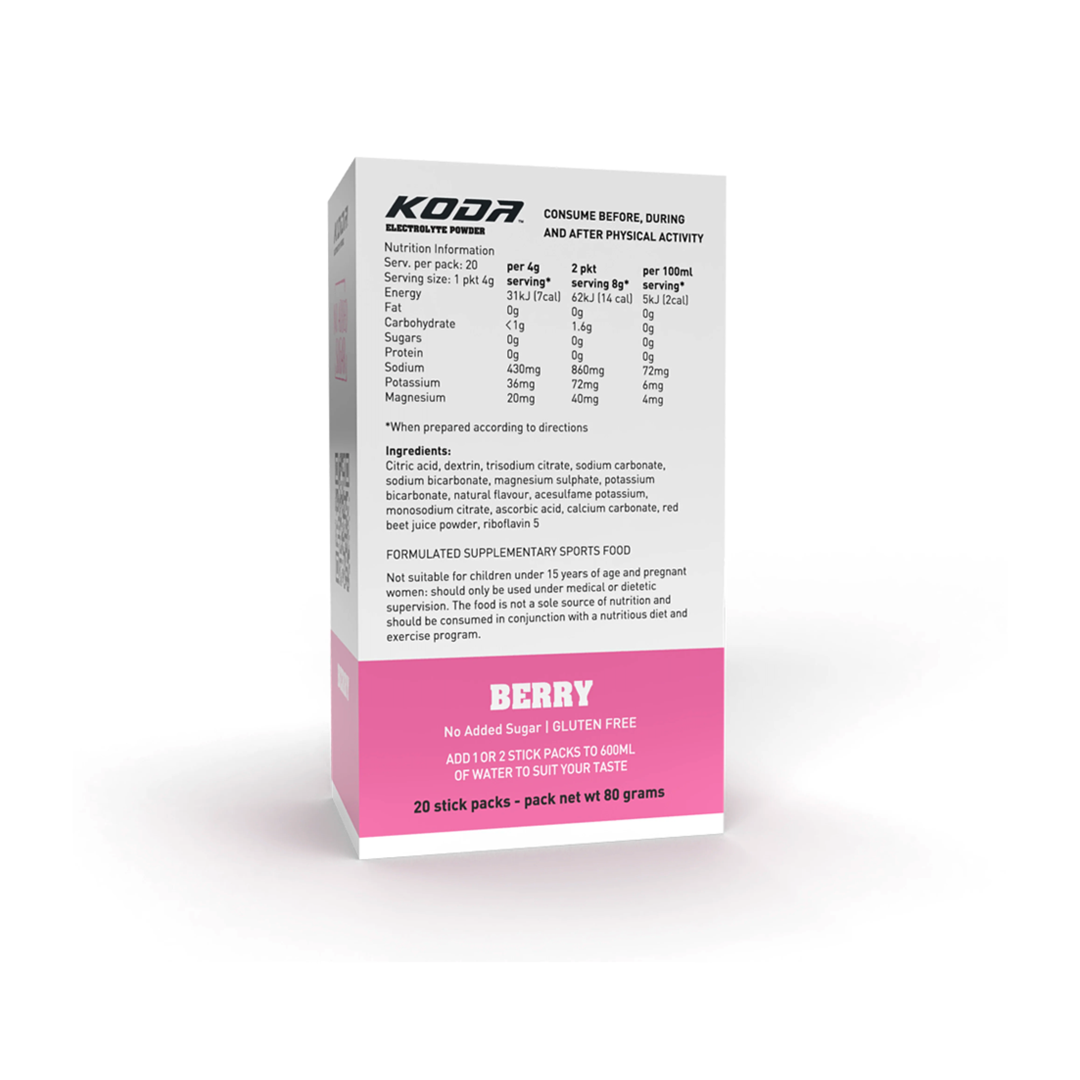KODA Electrolyte Powder (20 Pack)
