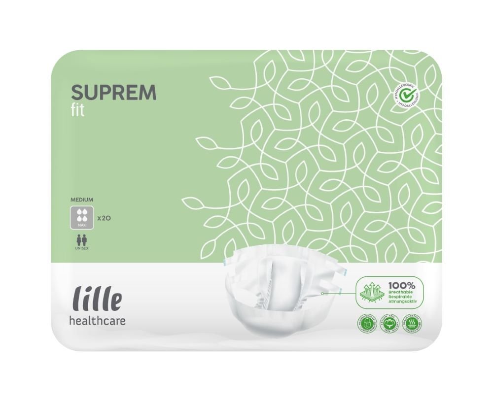 Lille Suprem Fit Slip M Maxi 3370ml Pk20x4
