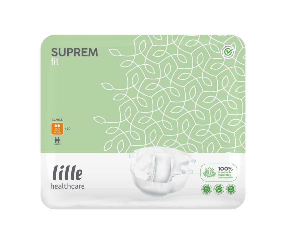 Lille Suprem Fit Slip Extra+ XL 3200ml Pk20x4