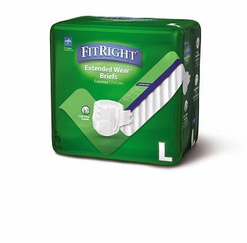 Medline Extended Wear Brief Wrap L 60