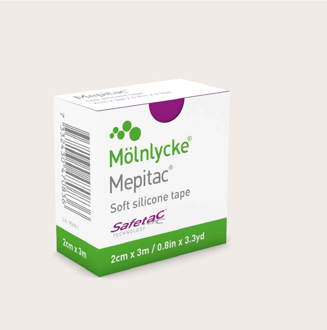 Molnlycke Mepitac Fixation Tape 2cmx3m