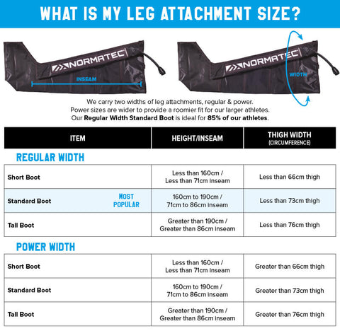 Normatec Leg Cuffs Pair - Cuffs Only