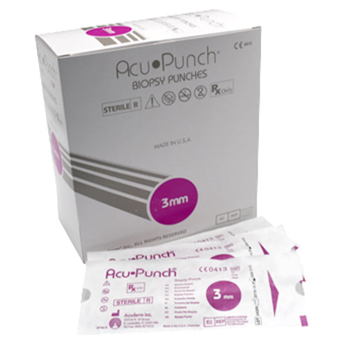 ACU-Biopsy Punch 3mm Sterile