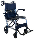 PA112 v.2 PORTABLE ALUMINIUM TRAVEL / AISLE WHEELCHAIR - 41cm