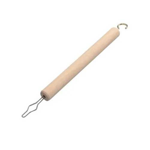 Homecraft Button Hook And Zip Puller With Wooden Handle