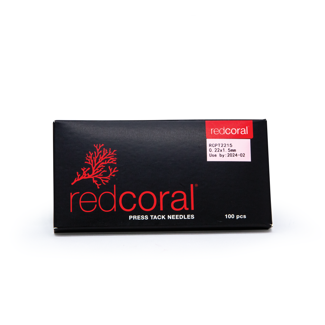 Red Coral Needles Press Tack