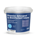 Reynard Premier Detergent & Disinfectant Wipes Tub 25x28cm
