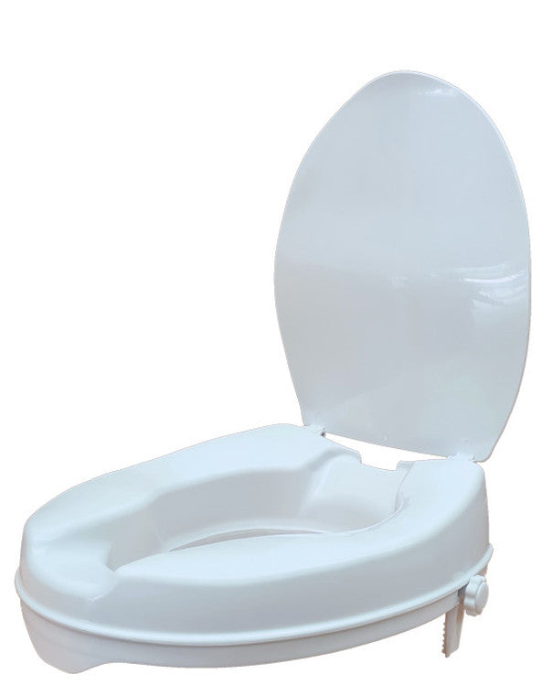 RRT202 (RRT107) 2" RAISED TOILET SEAT w/ LID (5cm)