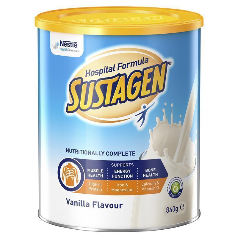 Sustagen Hospital Active Vanilla  840g ea