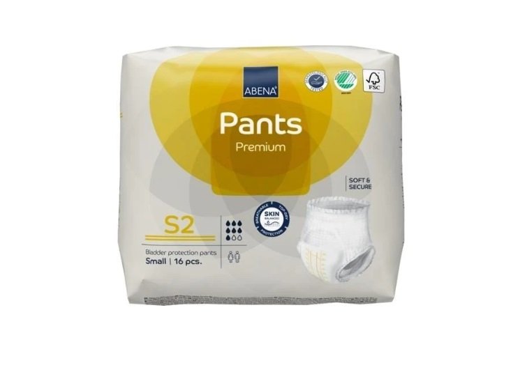 Abena Pants S2 Yellow 1900mL 96