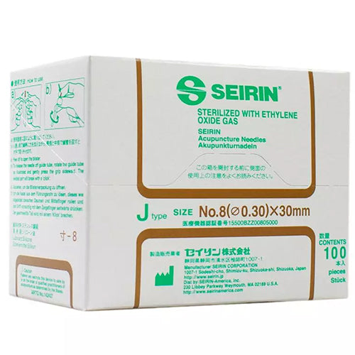 Seirin Needles – J-Type – 0.30 x 30mm
