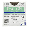 Daclon Nylon 4-0 19mm RC 45cm Blue