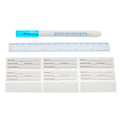 M Devices Surgical Marking Pen Fine Tip 0.5mm Line Width With Ruler Sterile