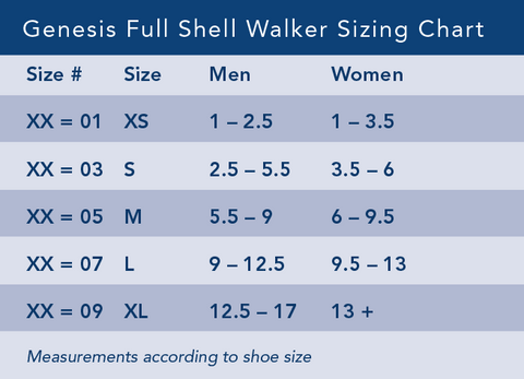 BREG Genesis Full Shell Walker 4 Strap