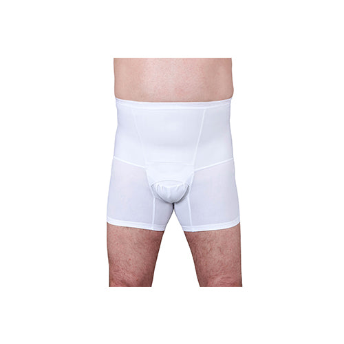 Suportx Male Hernia Support Girdles Short Legs Small Low Waisted 76-89cm White