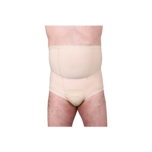 Suportx Male Hernia Support Girdles Briefs Small High Waisted 91-99cm Neutral