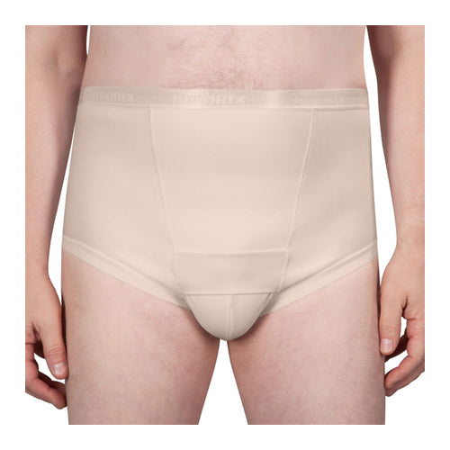 Suportx Male Hernia Support Girdles Briefs Large Low Waisted 104-117cm Neutral