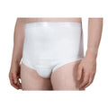 Suportx Male Hernia Support Girdles Briefs 2X-Large Low Waisted 132-145cm White