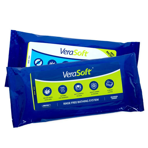 VeraSoft Bath Wipes (8 Pieces) 20cm x 20cm